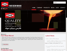 Tablet Screenshot of fars-rizan.com